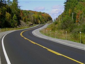 Rejuvenated country road using MRT's premium aggregates